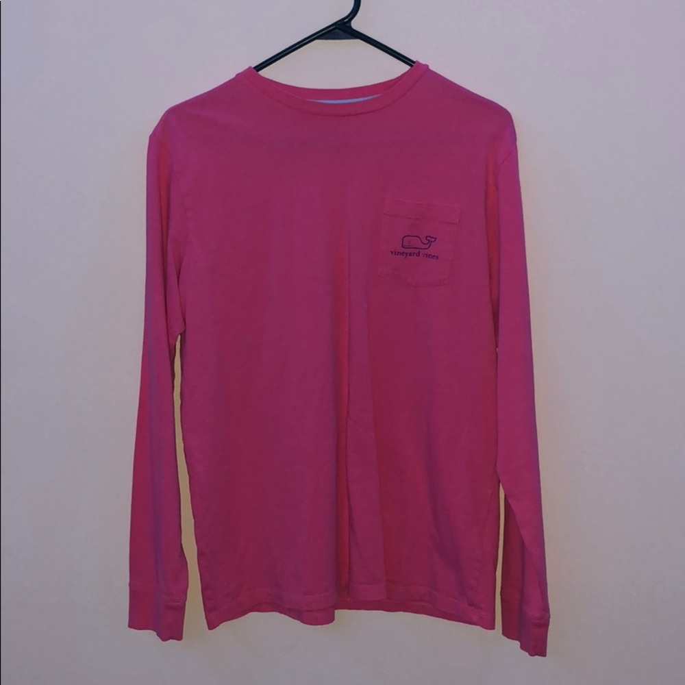 Hot Pink Vineyard Vine Long Sleeve